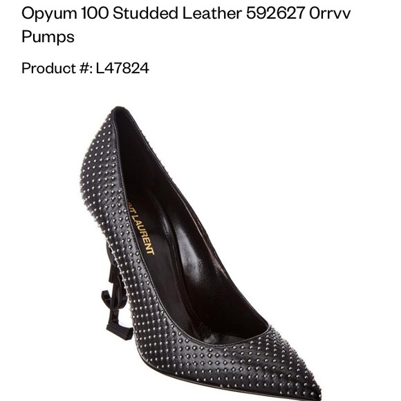 Yves Saint Laurent Studded Opyum Pumps #592627 ORRVV - Picture 10 of 11